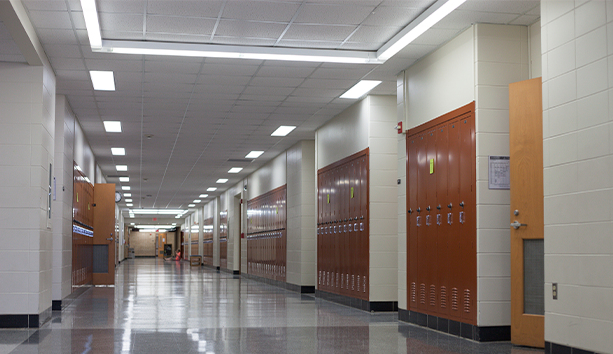 Empty School Hall